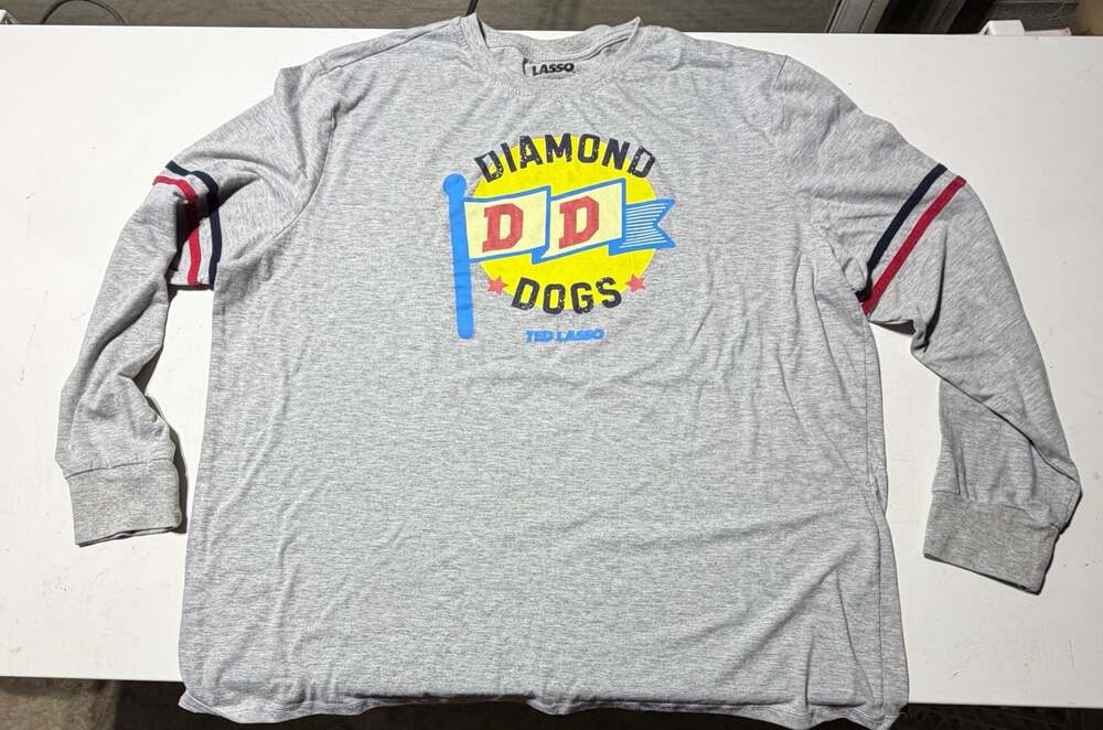 Ted Lasso Diamond Dogs Long Sleeve T-Shirt XXL